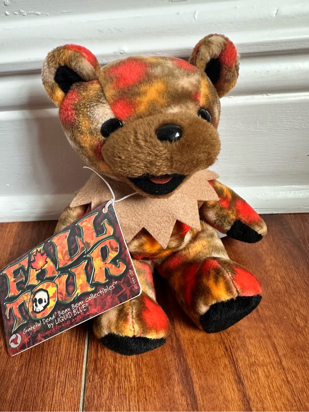 Grateful Dead Bear Plush Toy - Fall Tour by Liquid Blue 1990s